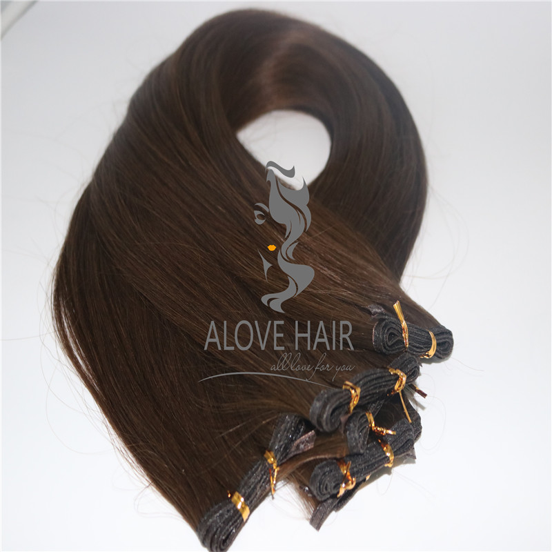 China super flat track weft hair extensions vendor.jpg